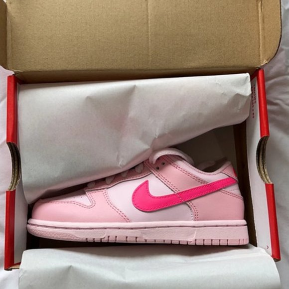 Nike Dunk low Triple Pink PS - Picture 1 of 3